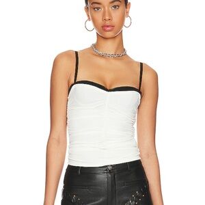 Miaou Renzo Tube Top in Crème XS
